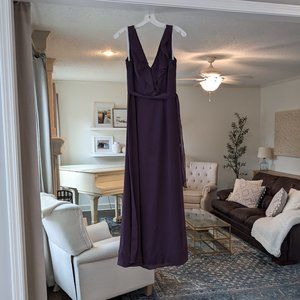 David's Bridal Bridesmaid Dress (Size 6) (Plum)